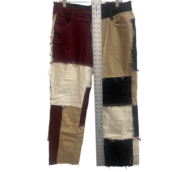 Jeans Men's Multi Color Patchy Jeans size XL SKU 1359 - Picture 2 of 6